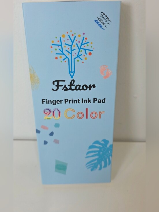 Other - Fstaor 20 Colors Washable Ink Pads for Kids Rubber Stamps, Finger Print Craft...